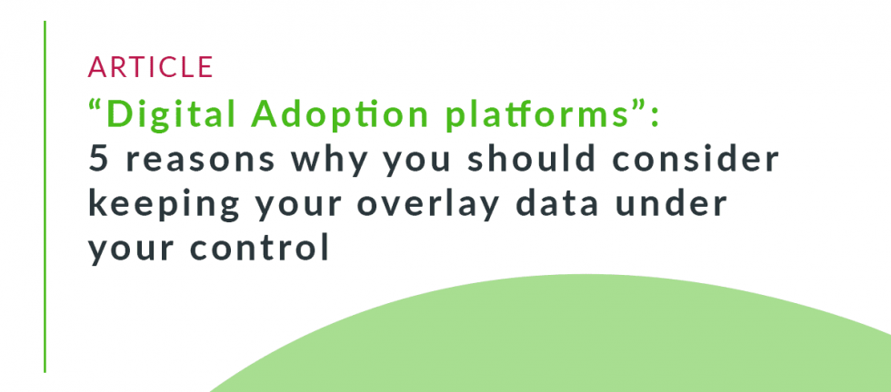 Digital adoption platform